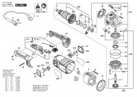 Bosch 3 601 HC4 320 GWS 27-180 J Angle Grinder 230 V / 003 - EEU Spare Parts