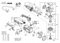 Bosch 3 601 HC5 320 GWS 27-230 J Angle Grinder 230 V / 003 - EEU Spare Parts