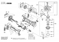 Bosch 3 601 JH9 022 GWS 180-LI Cordless Angle Grinder 18 V / 003 - EEU Spare Parts