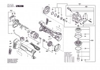 Bosch 3 601 JJ4 102 GWS 18V-10 P Cordless Angle Grinder 18 V / 003 - EEU Spare Parts