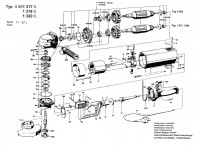 Bosch 0 601 318 031 Angle Grinder Angle Grinder 115 V / 023 - AFR Spare Parts
