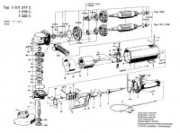Bosch 0 601 318 033 Angle Grinder Angle Grinder 220 V / 057 - SK Spare Parts