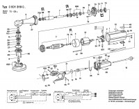 Bosch 0 601 319 007 UNIV. NECK ANGLE GRI Univ. Neck Angle Grinder 220 V / 026 - AS Spare Parts