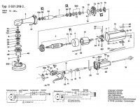 Bosch 0 601 319 033 Angle Grinder Angle Grinder 220 V / 057 - SK Spare Parts