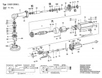 Bosch 0 601 319 048 Angle Grinder Angle Grinder 220 V / 035 - FR Spare Parts