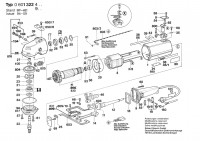 Bosch 0 601 322 465 1322.4 Angle Grinder 220 V / 034 - FI Spare Parts