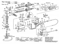 Bosch 0 601 323 037 Angle Grinder Angle Grinder 240 V / 027 - AU Spare Parts