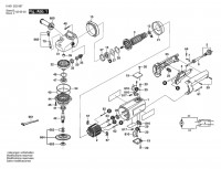 Bosch 0 601 323 087 GWS 12 U - 7\" Universal Angle Grinder 220 V / 063 - BR Spare Parts