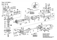 Bosch 0 601 323 450 1323.4 Angle Grinder 220 V / 043 - IT Spare Parts