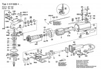 Bosch 0 601 323 465 1323.4 Angle Grinder 220 V / 034 - FI Spare Parts