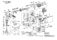 Bosch 0 601 324 048 Angle Grinder Angle Grinder 220 V / 035 - FR Spare Parts