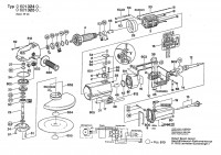 Bosch 0 601 324 060 Angle Grinder Angle Grinder 220 V / 035 - FR Spare Parts