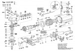 Bosch 0 601 331 432 1331.4 Angle Grinder 220 V / 004 - CH Spare Parts