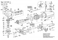 Bosch 0 601 331 450 1331.4 Angle Grinder 220 V / 043 - IT Spare Parts