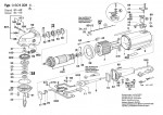 Bosch 0 601 331 832 1331.8 Angle Grinder 220 V / 004 - CH Spare Parts