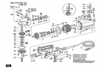 Bosch 0 601 332 139 601332139 Angle Grinder 115 V / 061 - US Spare Parts