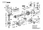 Bosch 0 601 332 433 Angle Grinder Angle Grinder 220 V / 057 - SK Spare Parts
