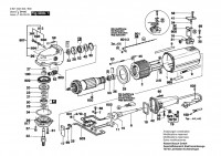 Bosch 0 601 332 832 1332.8 Angle Grinder 220 V / 004 - CH Spare Parts