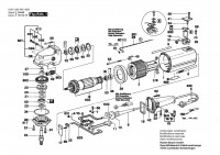 Bosch 0 601 332 865 1332.8 Angle Grinder 220 V / 034 - FI Spare Parts