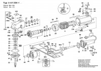 Bosch 0 601 334 432 1334.4 Angle Grinder 220 V / 004 - CH Spare Parts