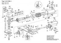Bosch 0 601 334 448 1334.4 Angle Grinder 220 V / 035 - FR Spare Parts