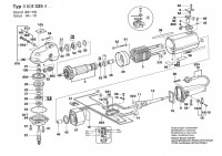 Bosch 0 601 335 448 1335.4 Angle Grinder 220 V / 035 - FR Spare Parts