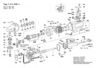 Bosch 0 601 336 048 1336 Angle Grinder 220 V / 035 - FR Spare Parts
