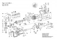Bosch 0 601 336 060 Angle Grinder Angle Grinder 220 V / 035 - FR Spare Parts