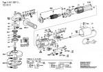 Bosch 0 601 337 037 ANGLE GRINDER Angle Grinder 240 V / 027 - AU Spare Parts