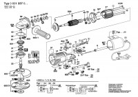 Bosch 0 601 337 047 ANGLE GRINDER Angle Grinder 110 V / 035 - FR Spare Parts