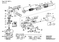 Bosch 0 601 337 050 NO DESCRIPTION Angle Grinder 220 V / 043 - IT Spare Parts