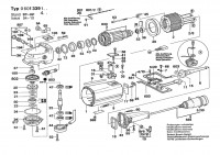Bosch 0 601 339 163 1339.1 Wet Grinder 220 V / 004 - CH Spare Parts