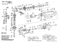 Bosch 0 601 301 048 USW(J)77..S 3 Angle Grinder 220 V / 035 - FR Spare Parts