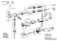 Bosch 0 601 306 232 Angle Grinder Angle Grinder 220 V / 004 - CH Spare Parts