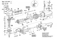Bosch 0 601 341 448 1341.4 Angle Grinder 220 V / 035 - FR Spare Parts