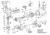 Bosch 0 601 341 450 1341.4 Angle Grinder 220 V / 043 - IT Spare Parts