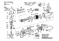 Bosch 0 601 342 033 Angle Grinder Angle Grinder 220 V / 057 - SK Spare Parts