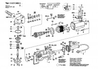 Bosch 0 601 342 048 Angle Grinder Angle Grinder 220 V / 035 - FR Spare Parts