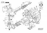 Bosch 0 601 343 048 GWS 9-125 CS Angle Grinder 220 V / 035 - FR Spare Parts