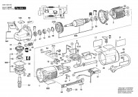 Bosch 0 601 345 734 GWS 9-150 C Angle Grinder 115 V / 025 - AMS Spare Parts