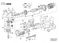 Bosch 0 601 347 032 1347 Angle Grinder 230 V / 004 - CH Spare Parts