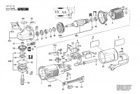 Bosch 0 601 347 132 GWS 7-115 Angle Grinder 230 V / 004 - CH Spare Parts