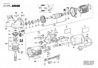 Bosch 0 601 347 134 1347 EHWS BRAS Angle Grinder 115 V / 025 - AMS Spare Parts