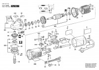 Bosch 0 601 347 162 GWS 7-115 Angle Grinder 230 V / 035 - FR Spare Parts