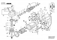 Bosch 0 601 348 032 ROYALE 30 I/C Angle Grinder 230 V / 004 - CH Spare Parts