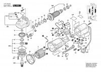 Bosch 0 601 348 048 GEWS 1348.0 Angle Grinder 230 V / 035 - FR Spare Parts