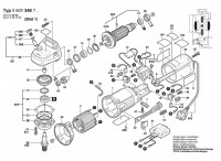 Bosch 0 601 348 738 1348.7 Angle Grinder 100 V / 006 - JP Spare Parts