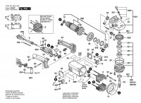 Bosch 0 601 351 047 GWS 18-180 Angle Grinder 110 V / 035 - FR Spare Parts