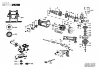 Bosch 0 601 351 086 GWS 18-180 Angle Grinder 127 V / 025 - AMS Spare Parts