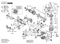 Bosch 0 601 351 932 GWS 18-180 Angle Grinder 220 V / 004 - CH Spare Parts